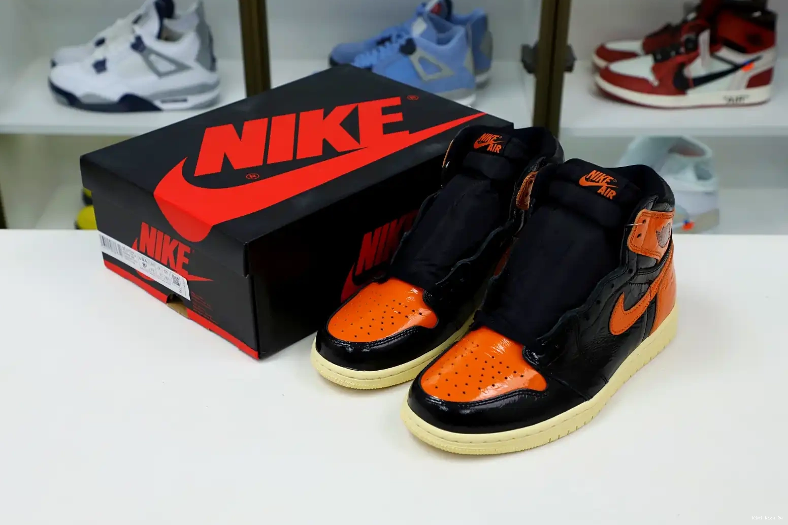 BACKBOARD RETRO AIR OG JORDAN HIGH 1 Kimikick 'SHATTERED 3.0' 0530